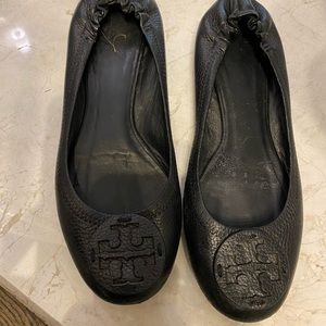 Tory Burch flat leather ballerina shoe